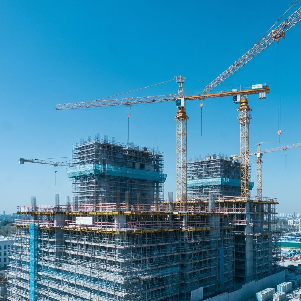 Construction site background